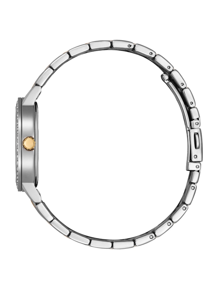 Women Quartz Movement Watch, Analog Display and Stainless Steel with Two-Tone Gold Plating Strap - EL3106-59L