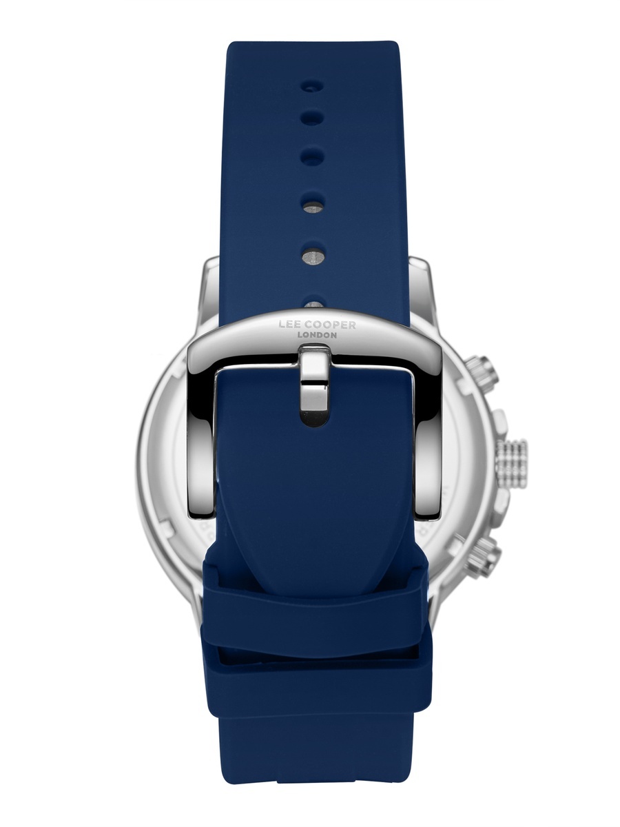Men VJ20C1 Movement Watch, Multifunction Display and Silicone Strap - LC08267.369, Blue