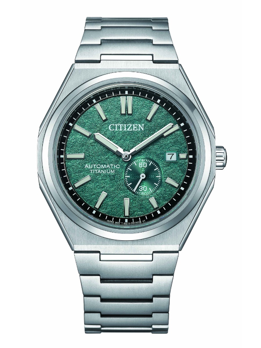 Mechanical Men Automatic Movement Watch, Automatic Display and Super Titanium Strap - NJ0180-80X, Silver