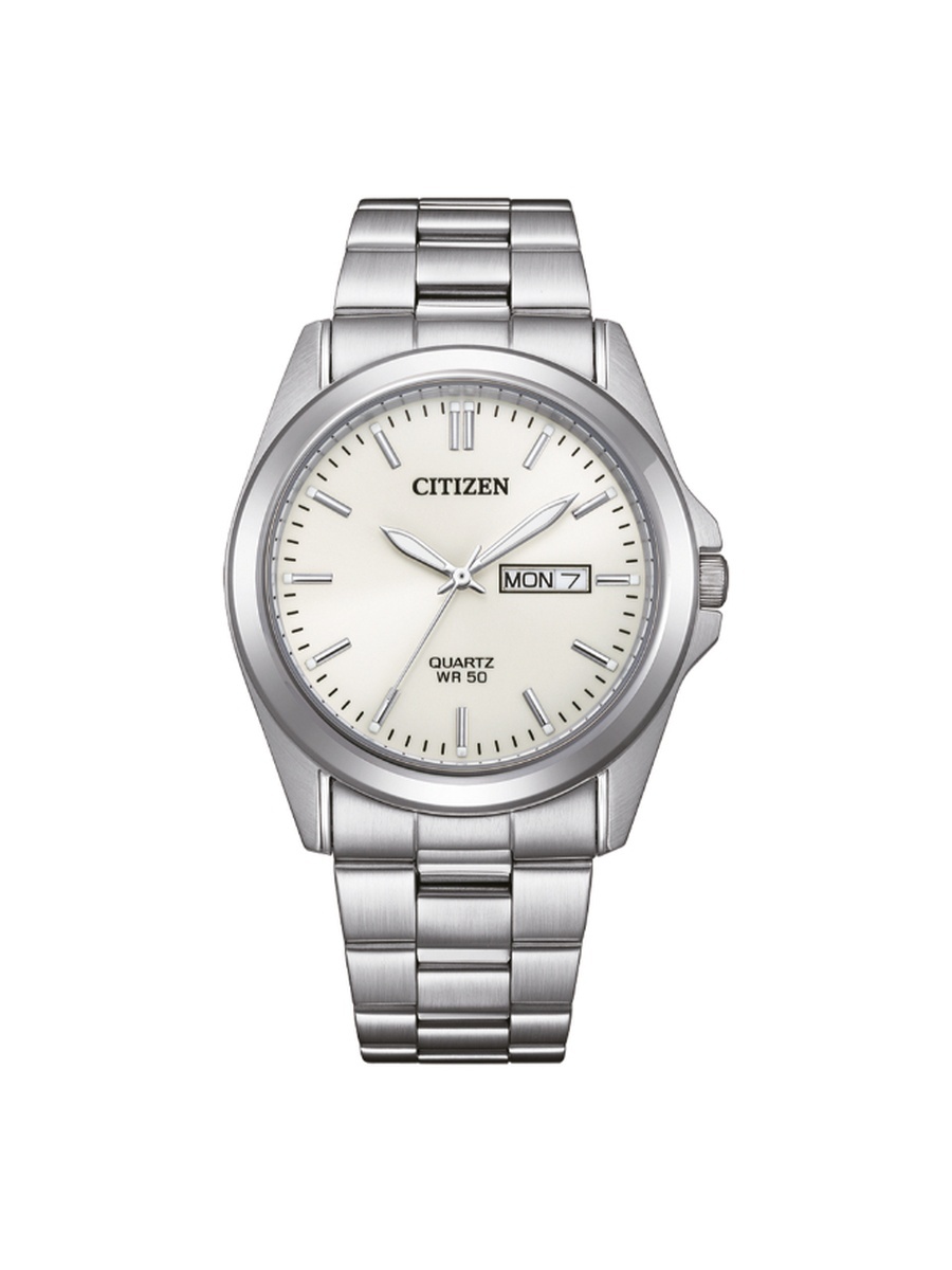 Eco-Drive Men Automatic Movement Watch with Stainless Steel Strap - BF0581-54A, Silver