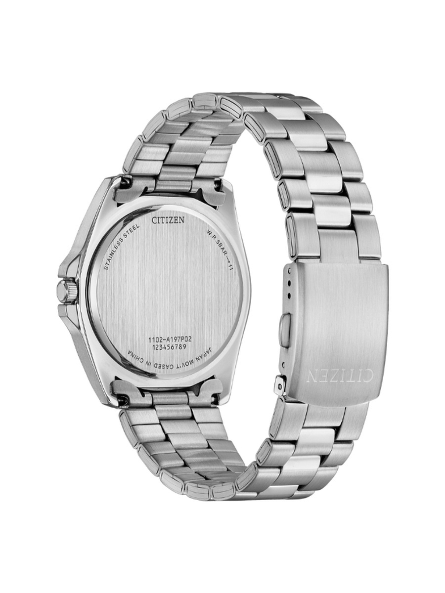 Eco-Drive Men Automatic Movement Watch with Stainless Steel Strap - BF0581-54A, Silver
