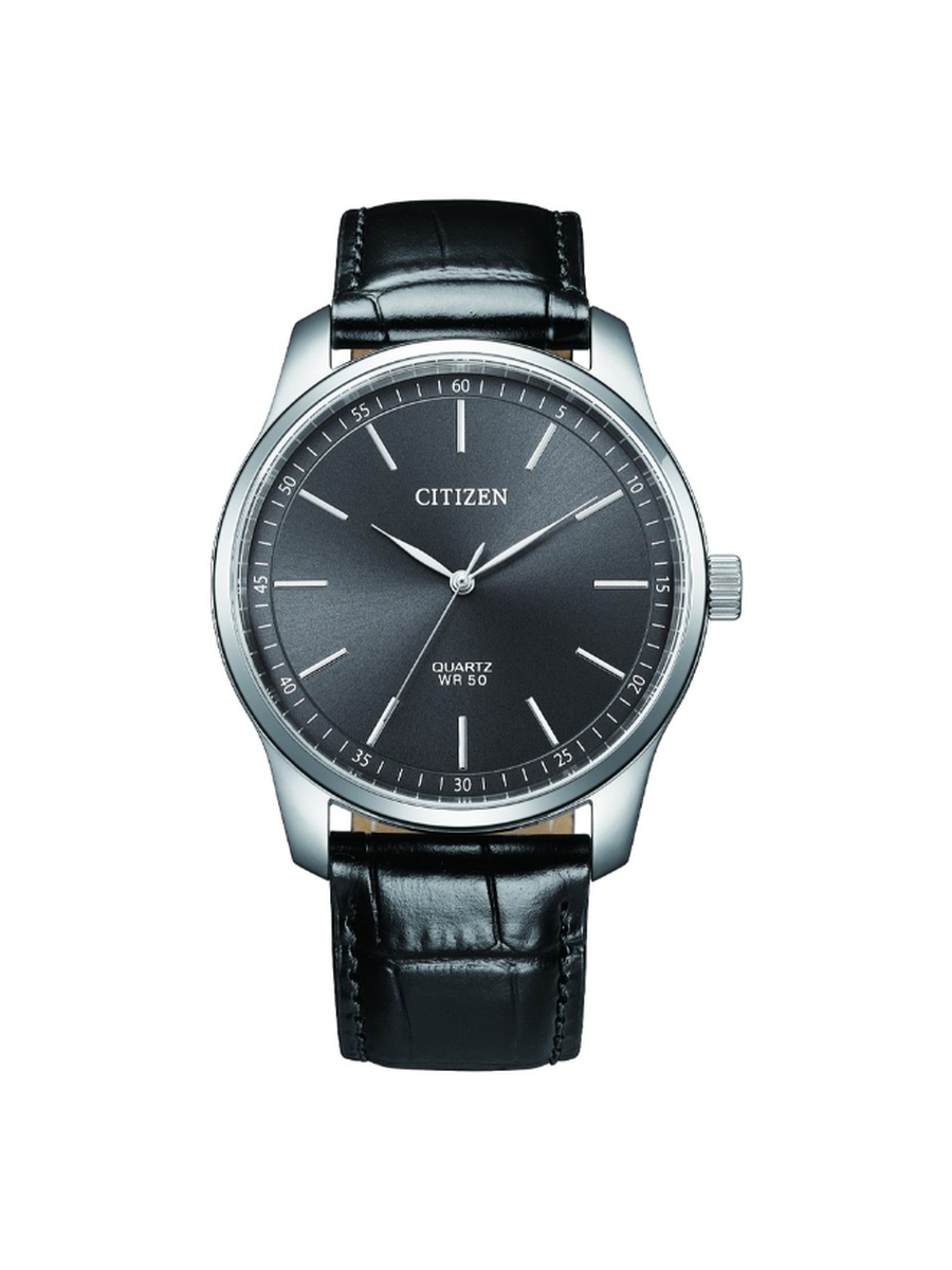 Men Automatic Movement Watch, Analog Display and Leather Strap - BH5001-05H, Black
