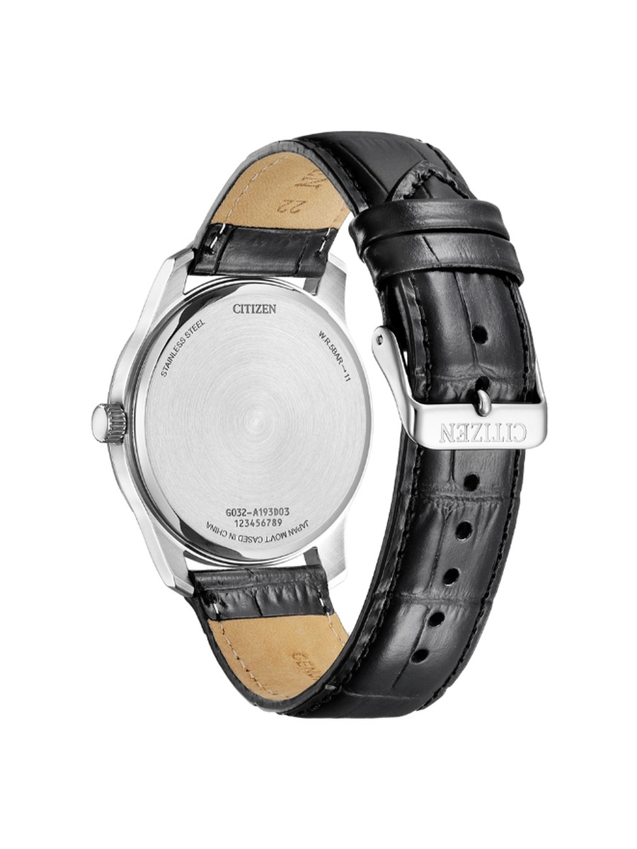 Men Automatic Movement Watch, Analog Display and Leather Strap - BH5001-05H, Black