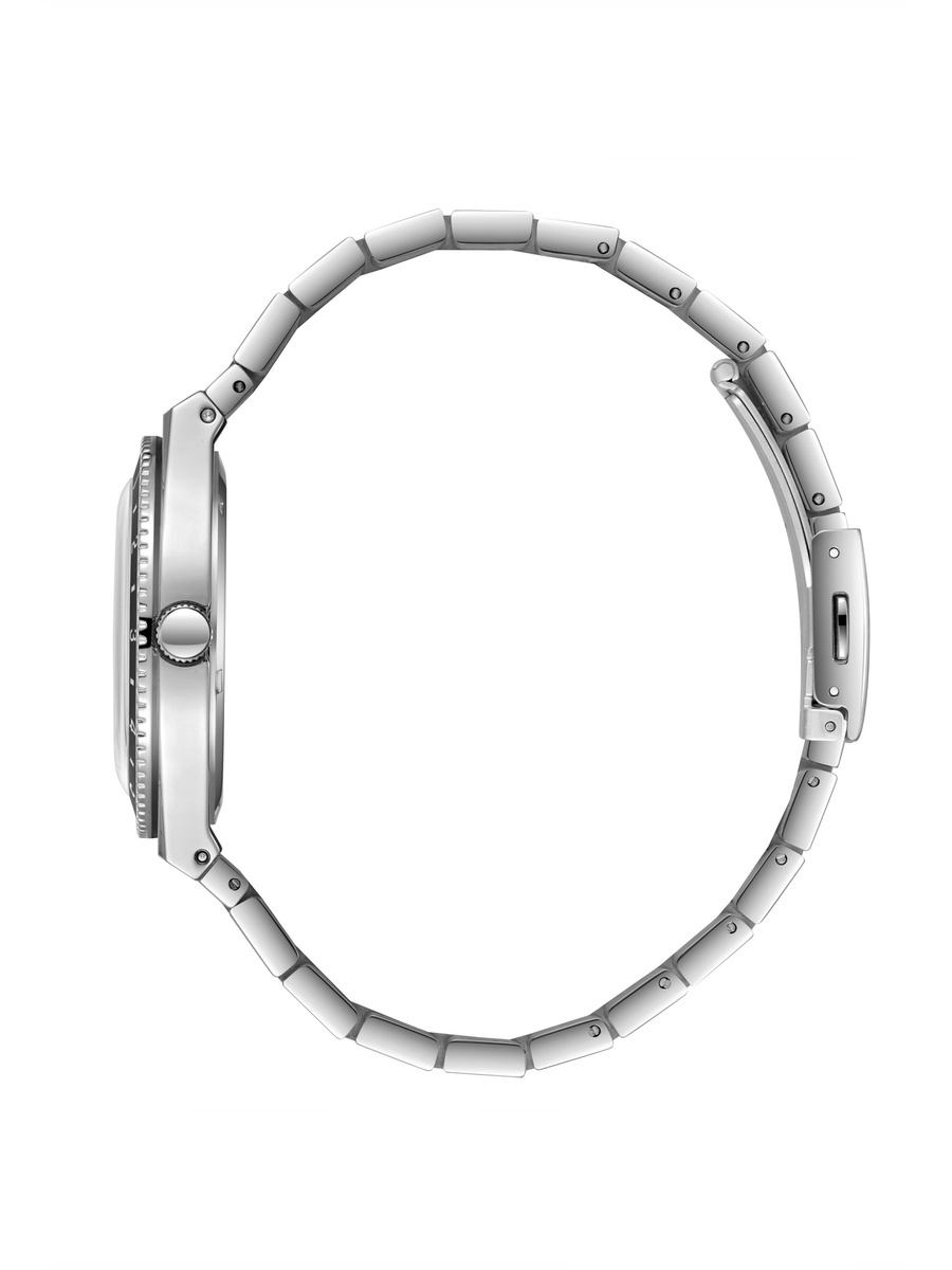 Men 2315-3 Movement Analog Watch with Metal Strap - LC08284.300, Silver