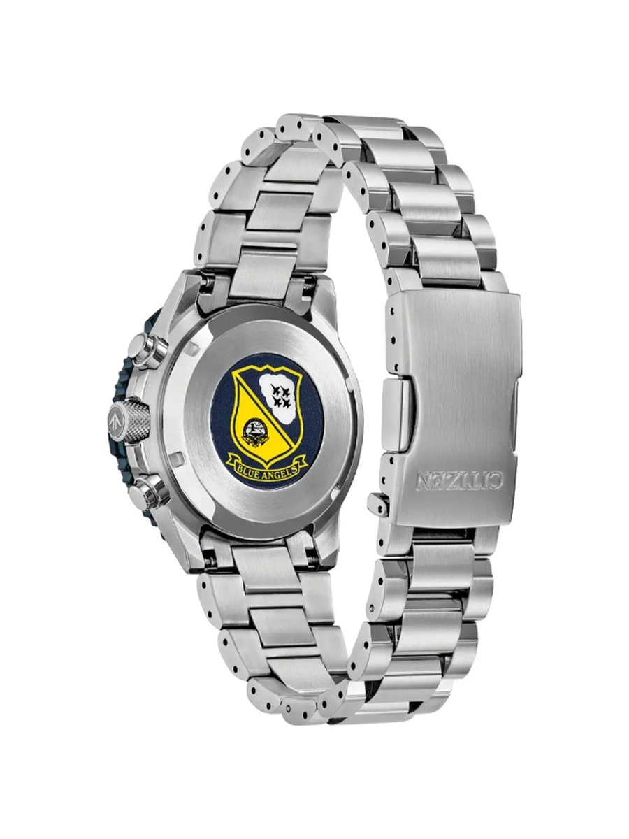 Promaster Sky Men Eco-Drive Light Powered Movement Analog Watch with Stainless Steel Strap - CA4667-53L, Silver