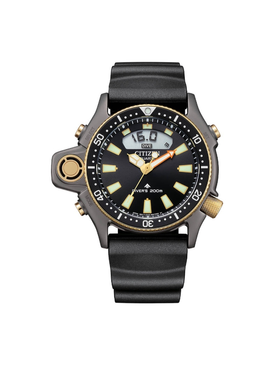 Promaster Aqualand Analog Digital Men Quartz Movement Watch with Silicone Strap - JP2008-06E