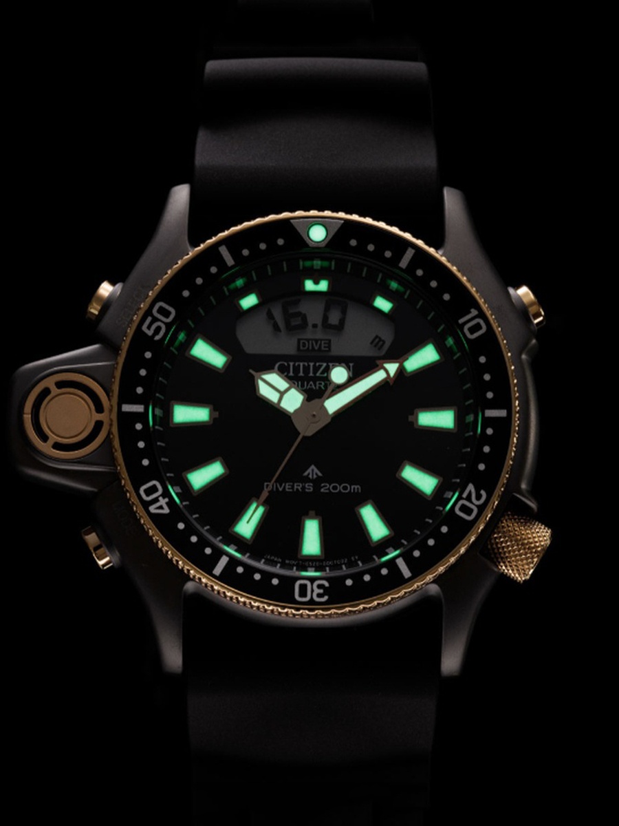 Promaster Aqualand Analog Digital Men Quartz Movement Watch with Silicone Strap - JP2008-06E