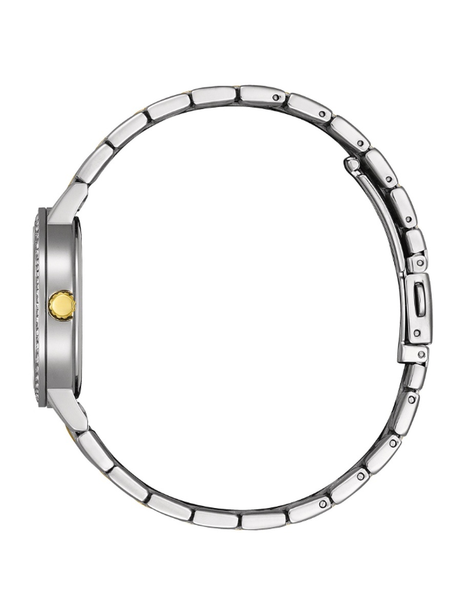 L May Bells Mini Women Quartz Movement Analog Watch with Stainless Steel Two-Tone Gold Plating Strap - EL3104-54D
