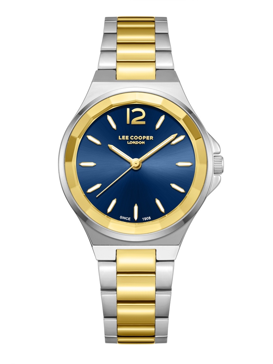 Women 2035 Analog Display Movement Watch with Metal Strap - LC08286.290, Silver/Gold