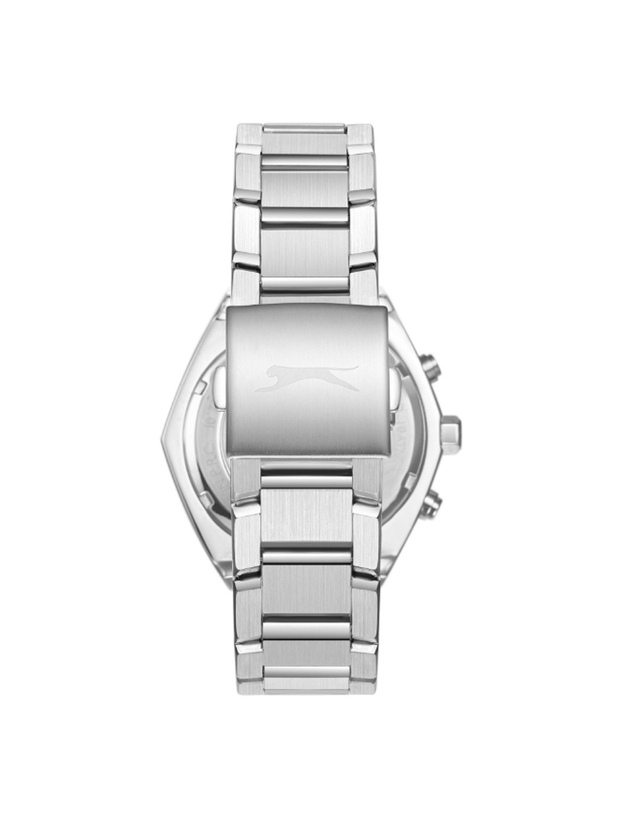 Men VX9JE1 Multi Function Display Movement Watch with Metal Strap - SL.9.2346.2.03, Silver