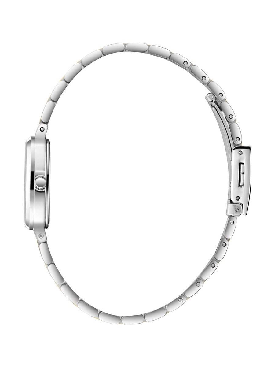 Women VJ20C1 Movement Watch, Analog Display and Metal Strap - LC08266.250, Silver/Gold