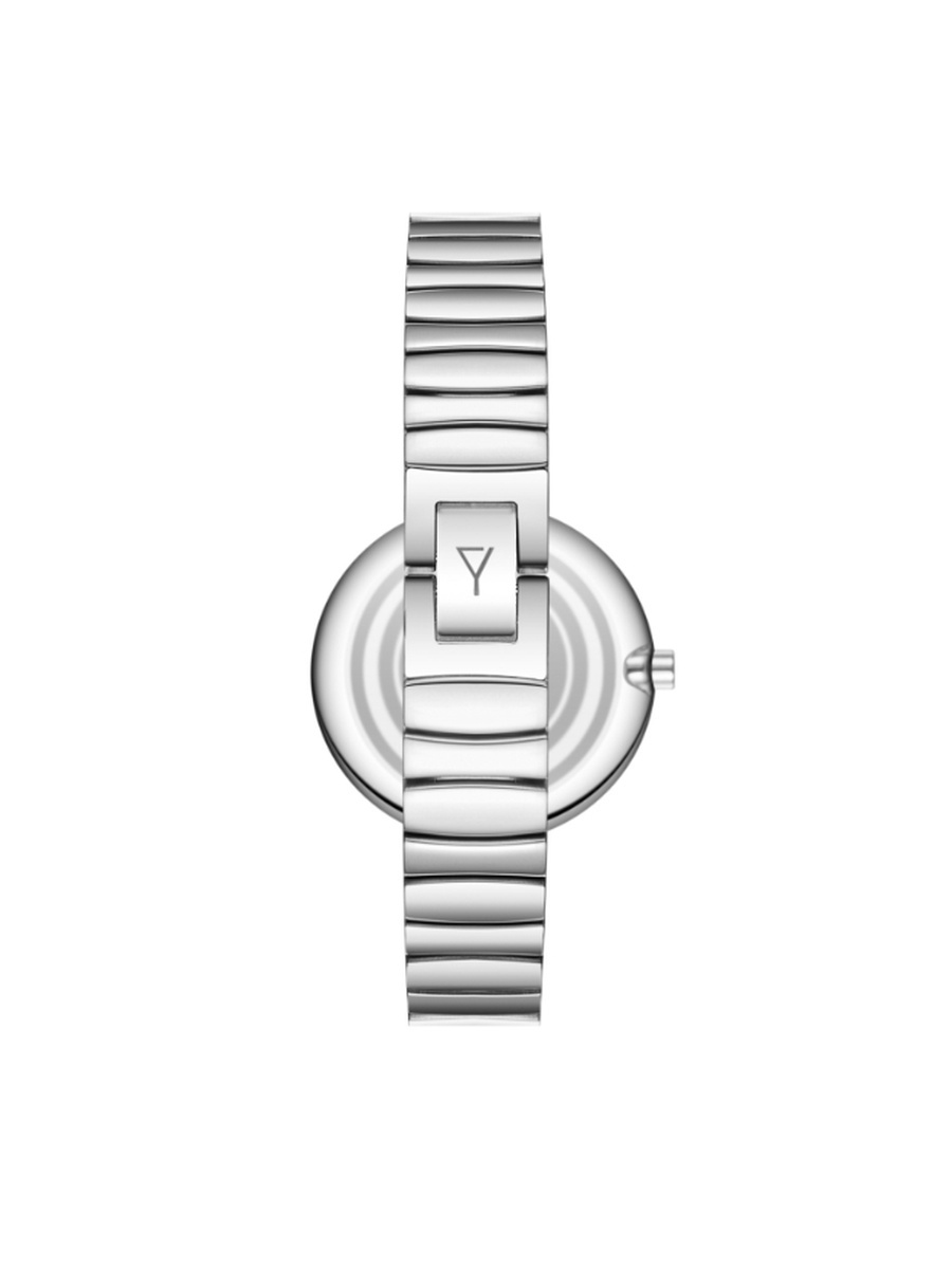 Women 2025 Movement Watch, Analog Display and Stainless Steel Strap - E25504-SBSO, Silver