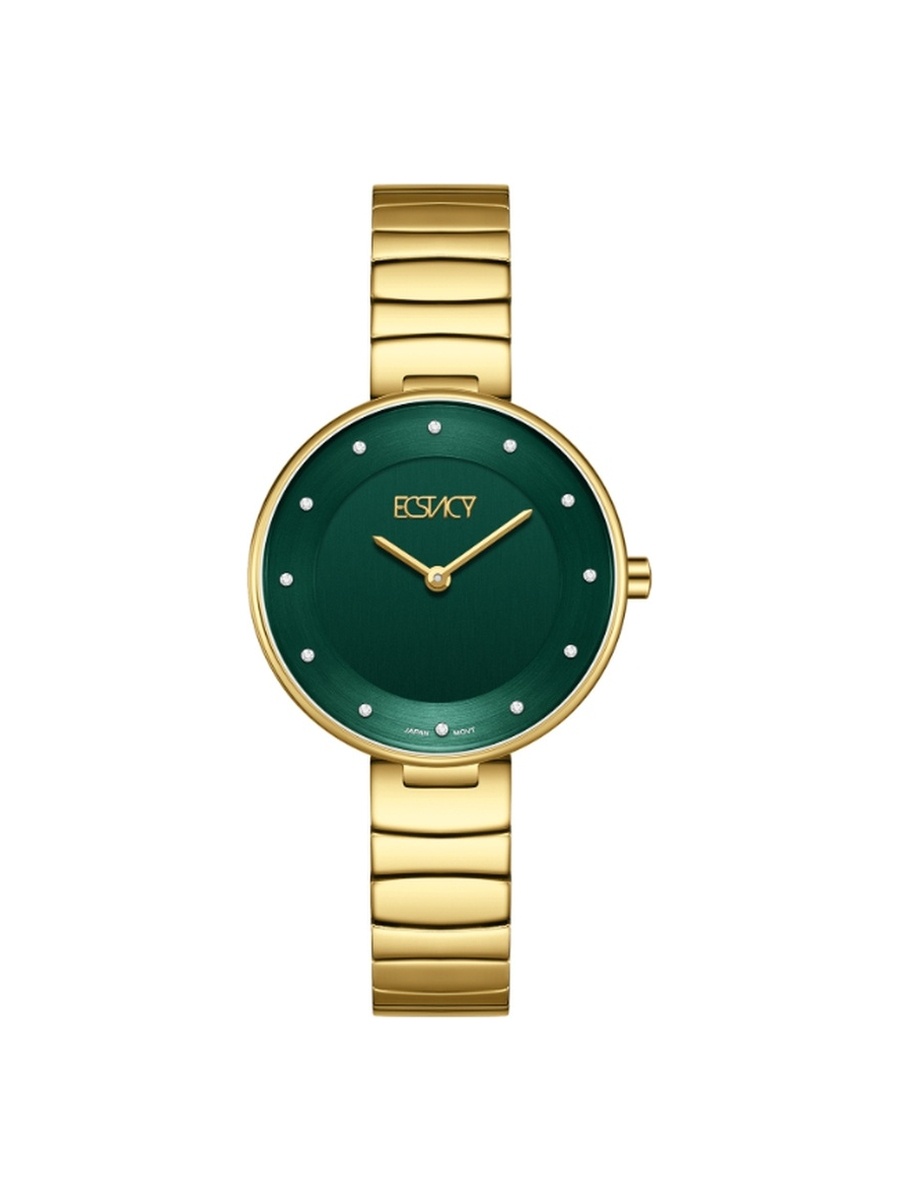 Women 2025 Movement Watch, Analog Display and Stainless Steel Strap - E25504-GBGG, Gold