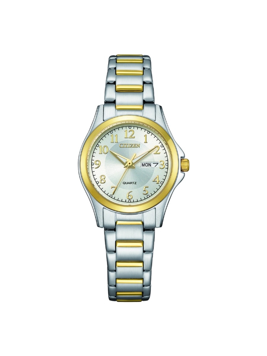 Women Automatic Movement Watch with Automatic Display and Stainless Steel Strap - EQ0614-52B, Two Tone