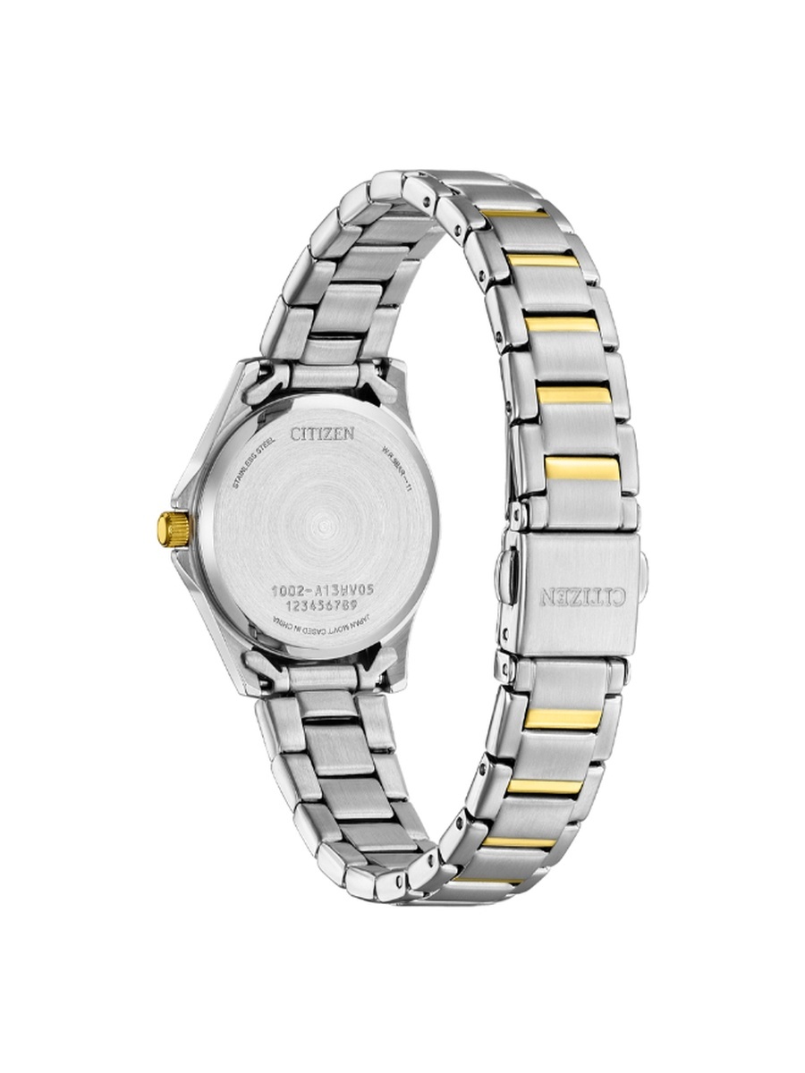 Women Automatic Movement Watch with Automatic Display and Stainless Steel Strap - EQ0614-52B, Two Tone