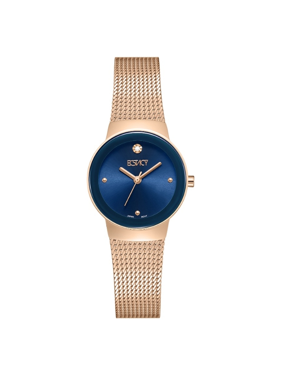 Women VJ21 Movement Watch, Analog Display and Stainless Steel Strap - E25505-RMKN, TT/RG