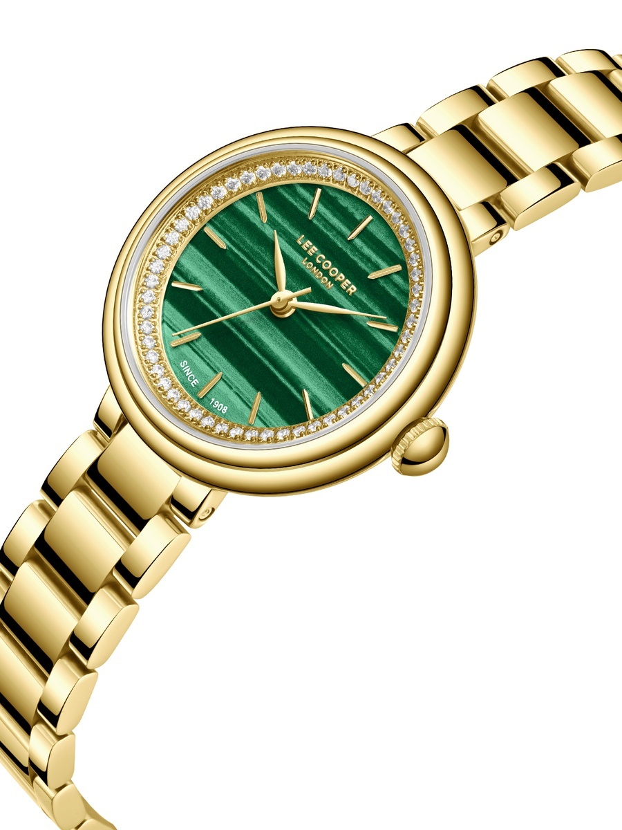 Women 2035 Analog Display Movement Watch with Metal Strap - LC08279.170, Gold