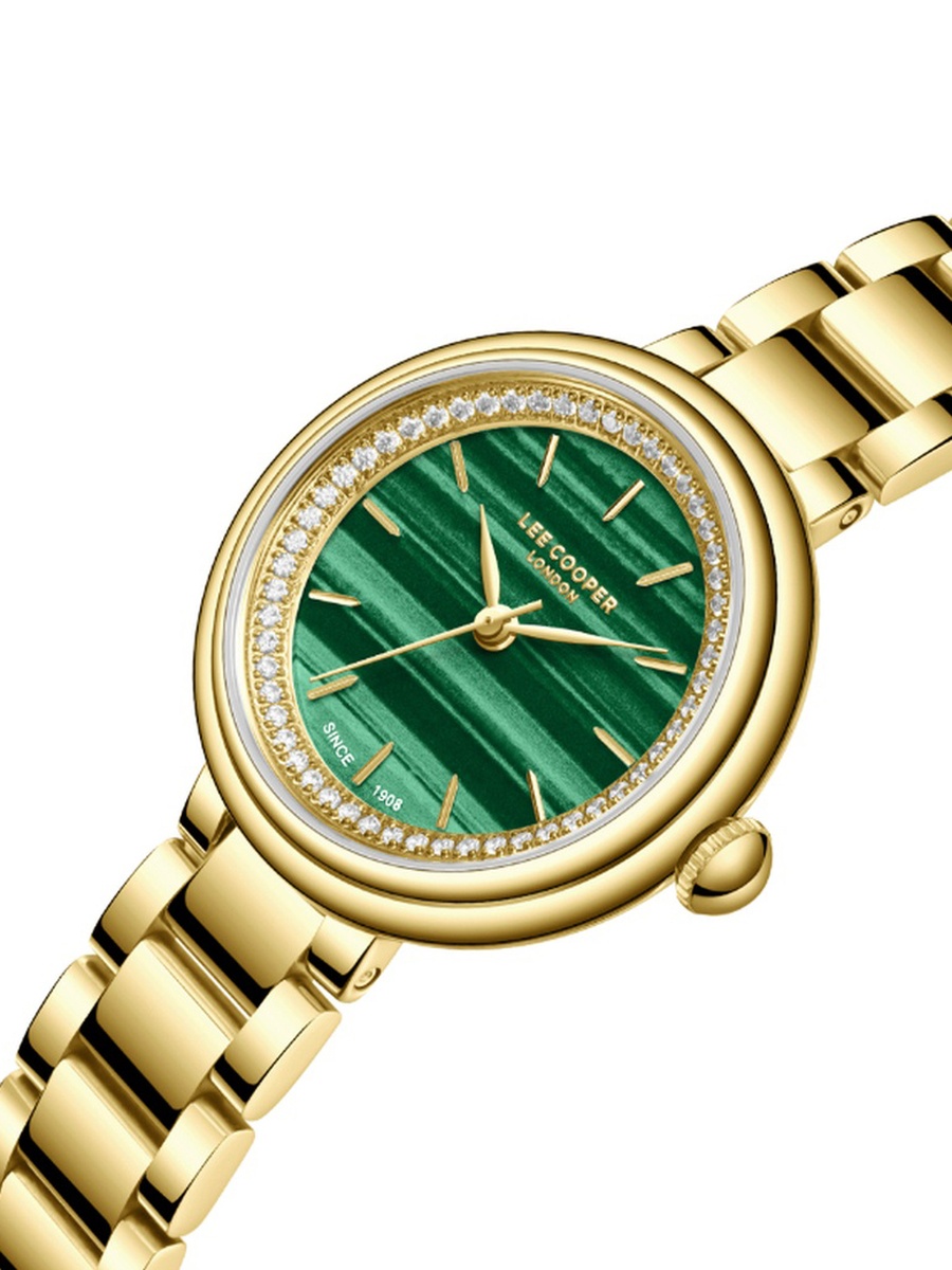 Women 2035 Analog Display Movement Watch with Metal Strap - LC08279.170, Gold