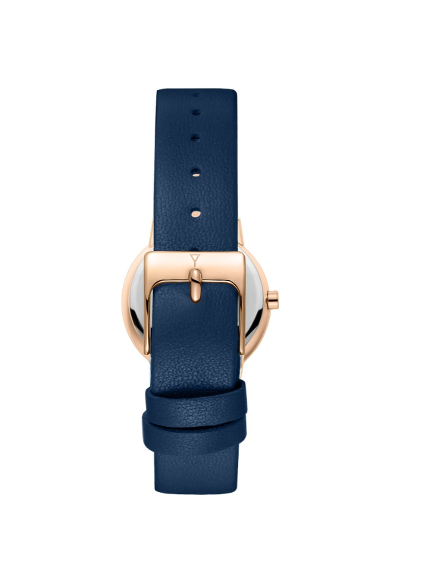 Women VJ21 Analog Display Movement Watch with Genuine Leather Strap - E25505-RLNN, Blue