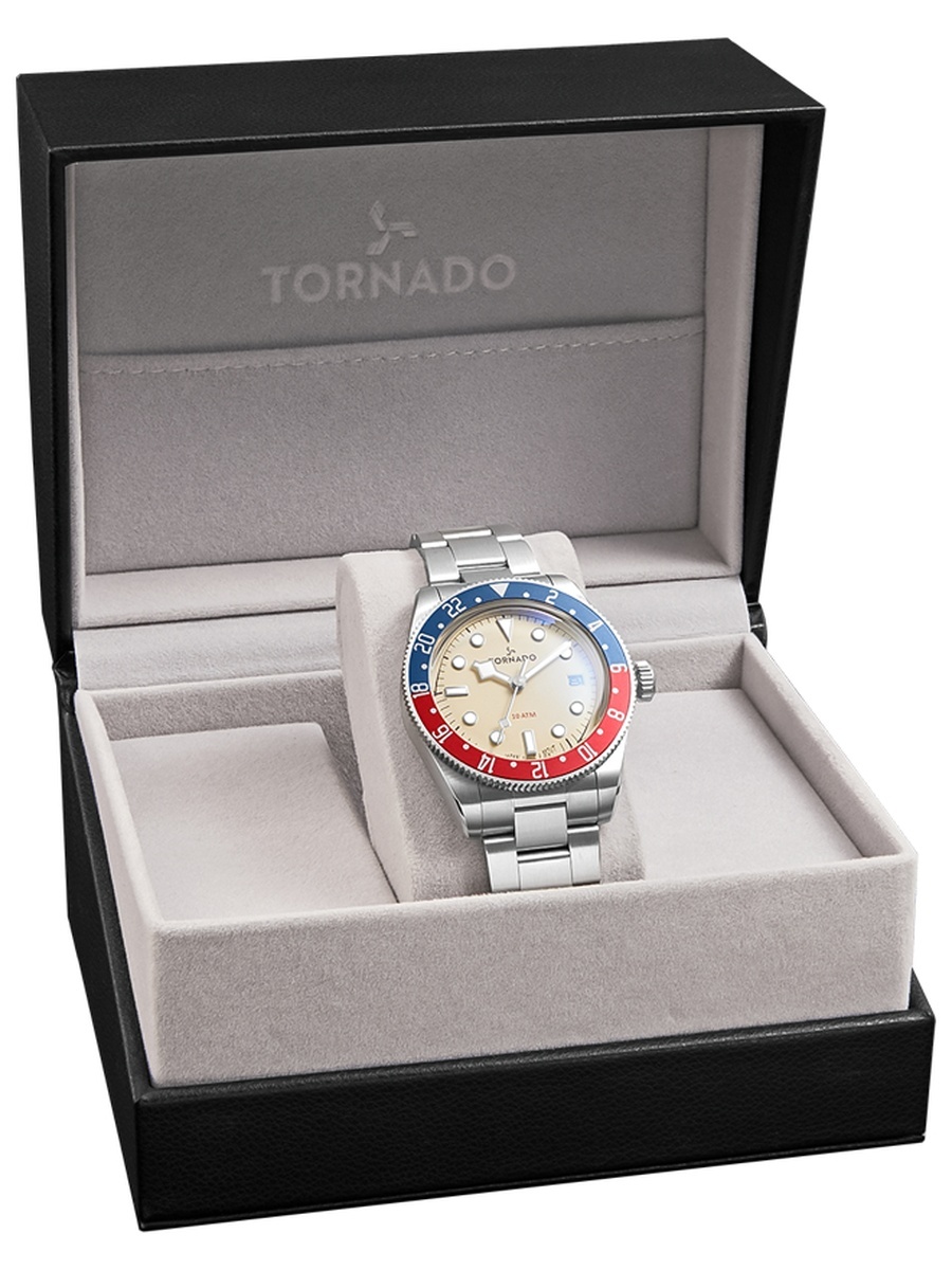 Lumina Date Just Men Miyota 2315-3H Movement Watch with Analog Display and Stainless Steel Strap - T24006-SBSI, Silver