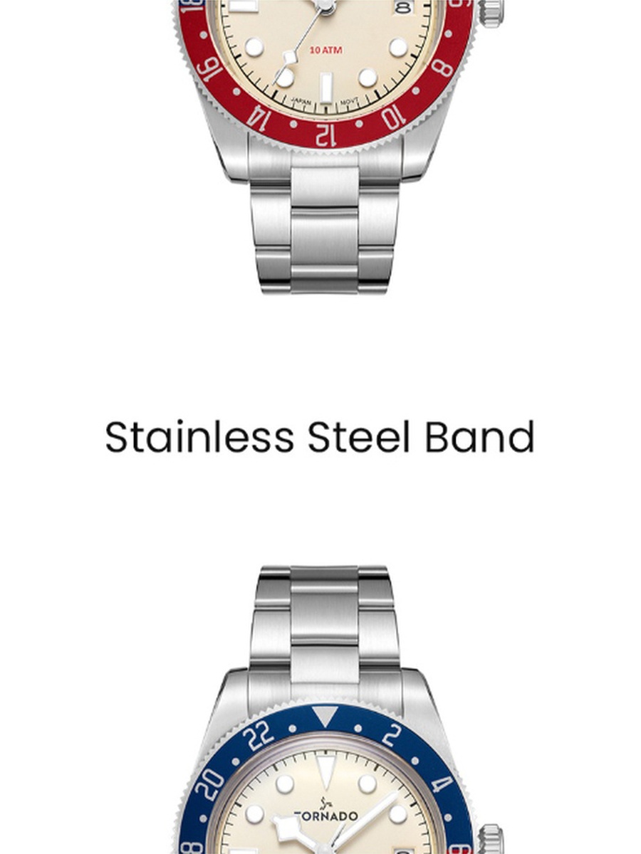 Lumina Date Just Men Miyota 2315-3H Movement Watch with Analog Display and Stainless Steel Strap - T24006-SBSI, Silver