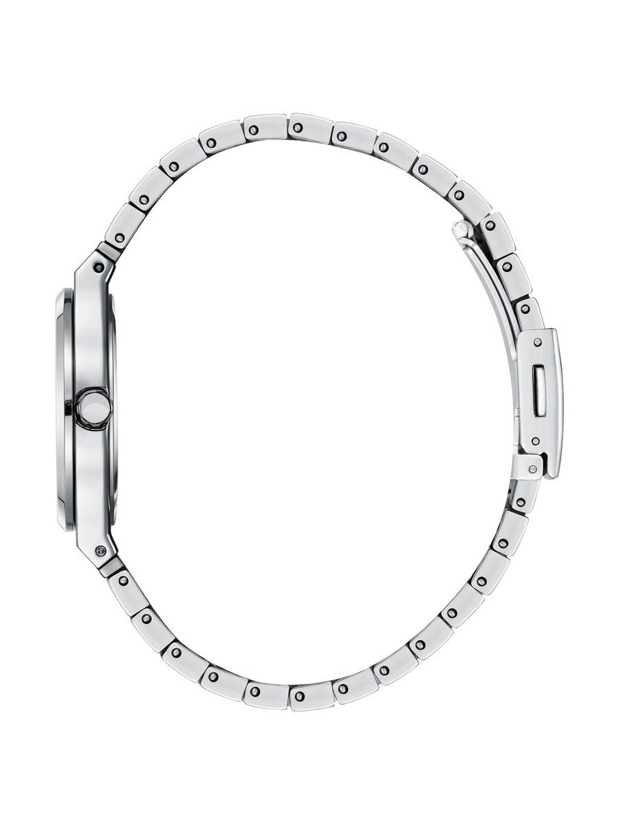 Women VX32E11 Movement Watch, Analog Display and Metal Strap - LC08289.300, Silver