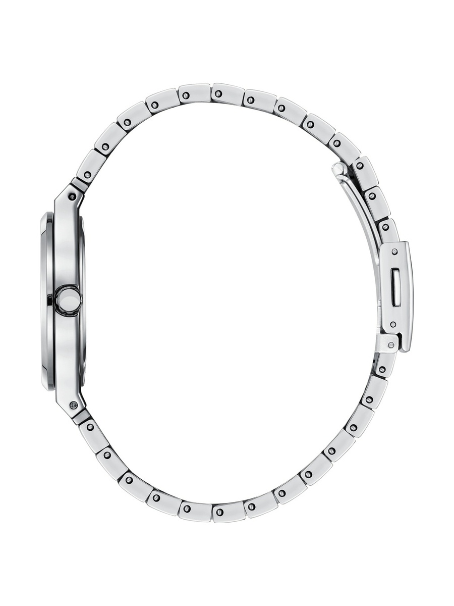 Women VX32E11 Movement Watch, Analog Display and Metal Strap - LC08289.390, Silver