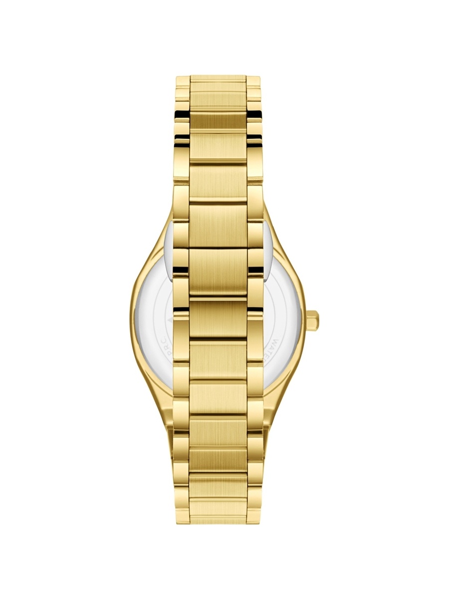 Women VJ20C1 Movement Watch, Analog Display and Metal Strap - LC08276.130, Gold