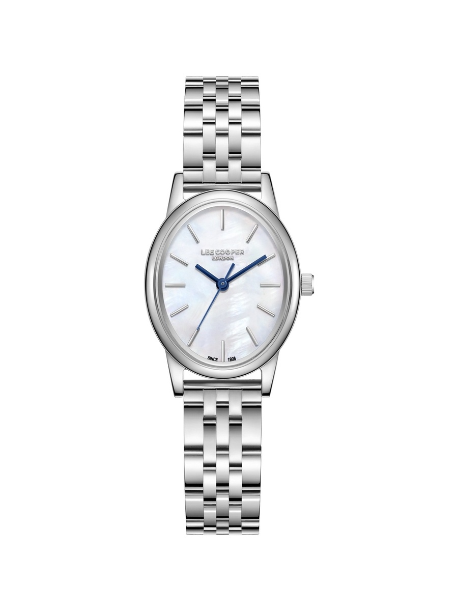Women VJ21C1 Movement Watch, Analog Display and Metal Strap - LC08319.320, Silver