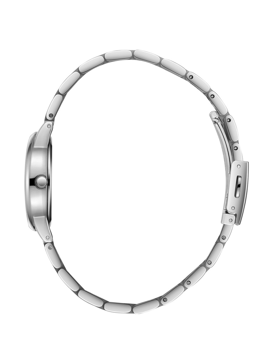 Women VJ21C1 Movement Watch, Analog Display and Metal Strap - LC08319.320, Silver