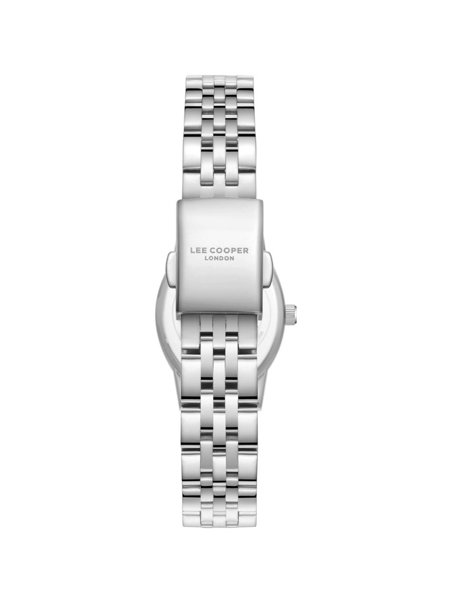 Women VJ21C1 Movement Watch, Analog Display and Metal Strap - LC08319.320, Silver