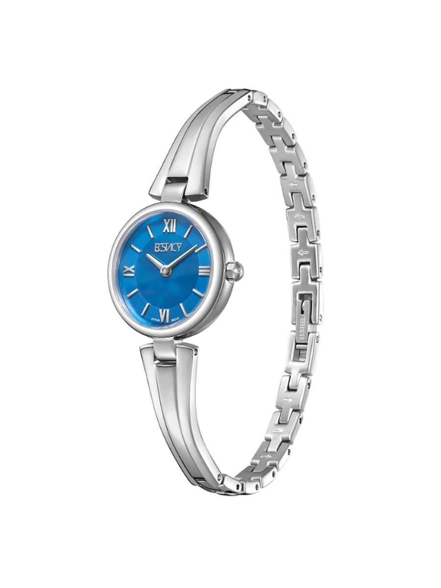Women GL12 Movement Watch, Analog Display and Stainless Steel Strap - E25509-SBSMN, Silver