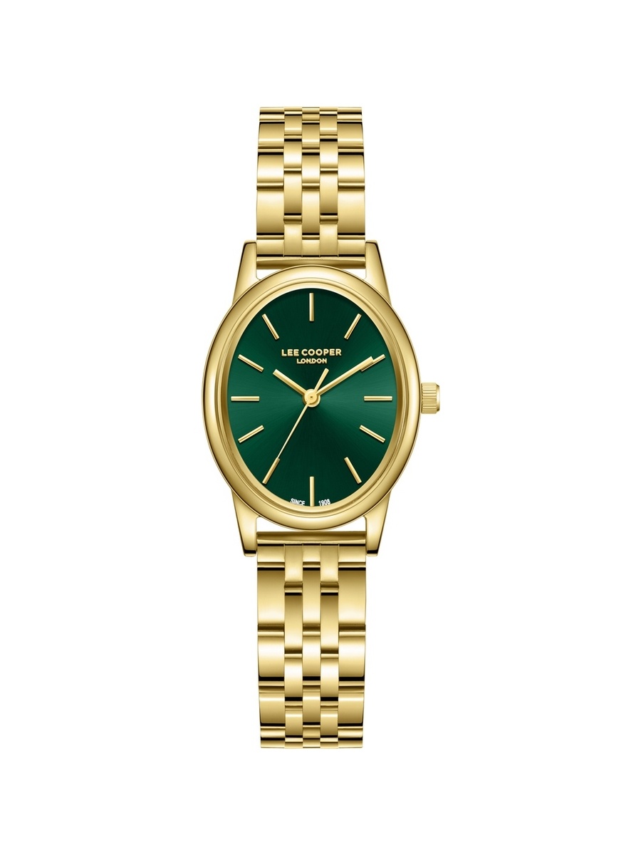 Women VJ21C1 Movement Watch, Analog Display and Metal Strap - LC08319.170, Gold
