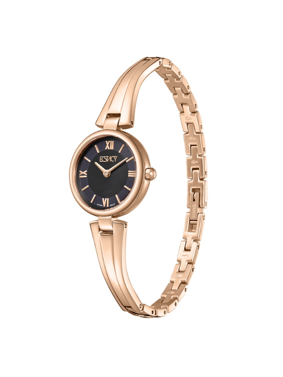 Women GL12 Movement Watch, Analog Display and Stainless Steel Strap - E25509-RBKMB, TT/RG
