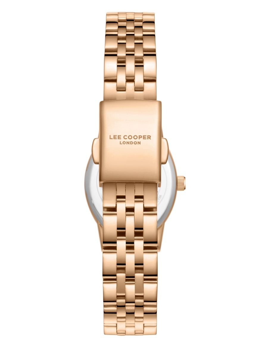 Women VJ21C1 Movement Watch, Analog Display and Metal Strap - LC08319.420, Rose Gold
