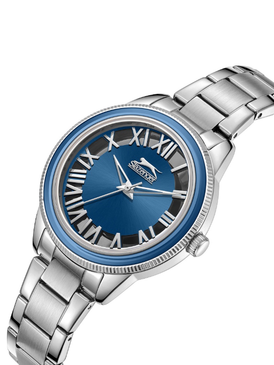 Women 2035 Movement Watch with Analog Display and Metal Strap - SL.9.2339.3.03, Silver