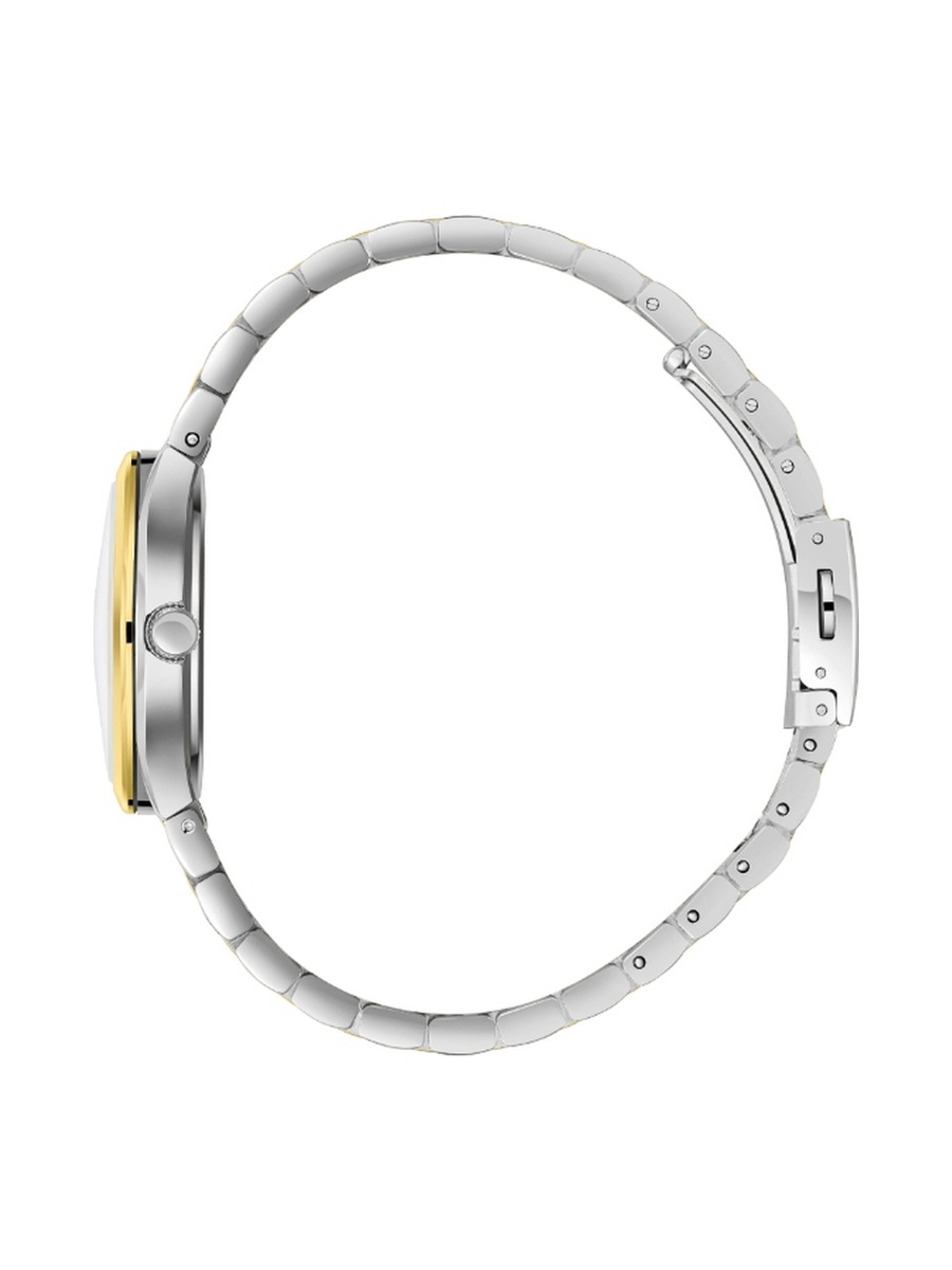 Women VX3HE11 Movement Watch, Multi Function Display and Metal Strap - SL.9.2468.4.05, Silver/Gold