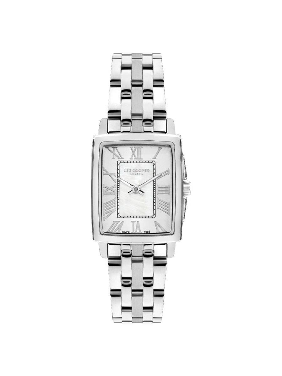 Women Vj20c1 Movement Watch, Analog Display and Metal Strap - LC07940.330, Silver