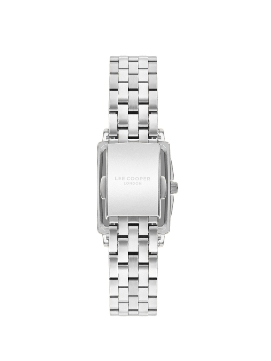 Women Vj20c1 Movement Watch, Analog Display and Metal Strap - LC07940.330, Silver