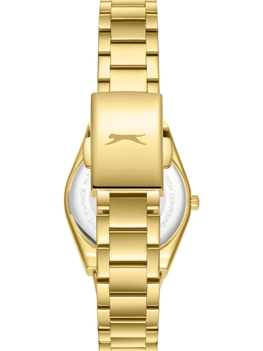Women VJ20C1 Movement Watch, Analog Display and Metal Strap - SL.9.2470.3.04, Gold
