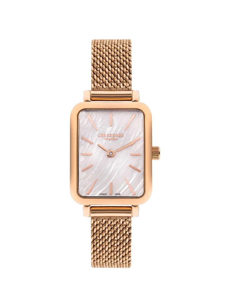 Women VJ20C1 Movement Watch, Analog Display and Mesh Strap - LC07815.420, Rose Gold