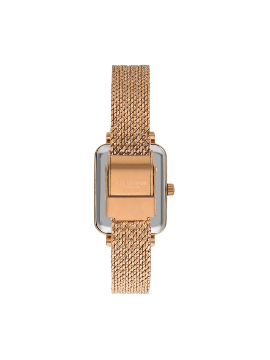 Women VJ20C1 Movement Watch, Analog Display and Mesh Strap - LC07815.420, Rose Gold
