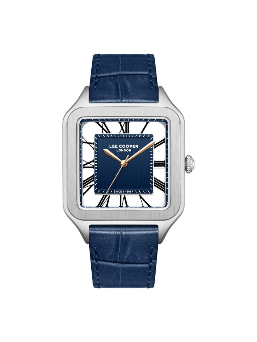 Women 2035 Movement Watch, Analog Display and Leather Strap - LC08277.399, Blue