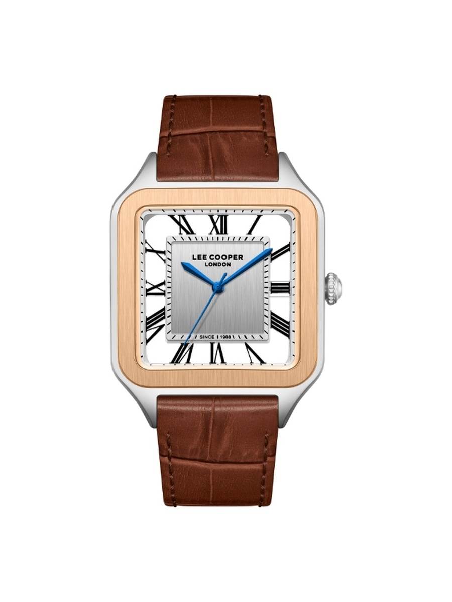 Women VJ20C1 Movement Watch, Analog Display and Leather Strap - LC08277.532