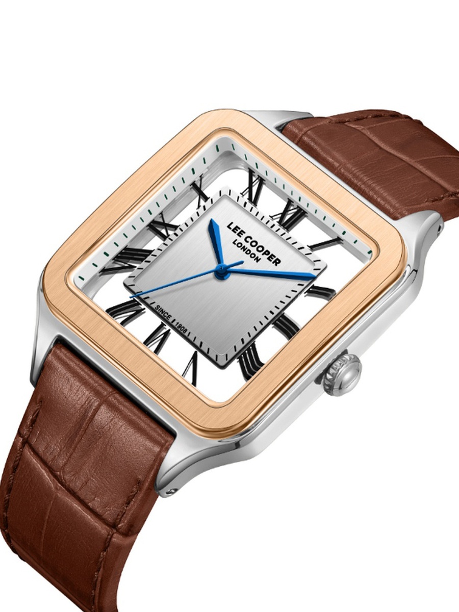 Women VJ20C1 Movement Watch, Analog Display and Leather Strap - LC08277.532