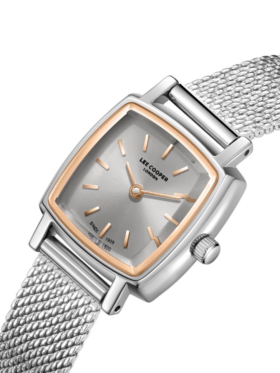 Women VC10G1 Movement Watch, Analog Display and Mesh Strap - LC08280.560, Silver