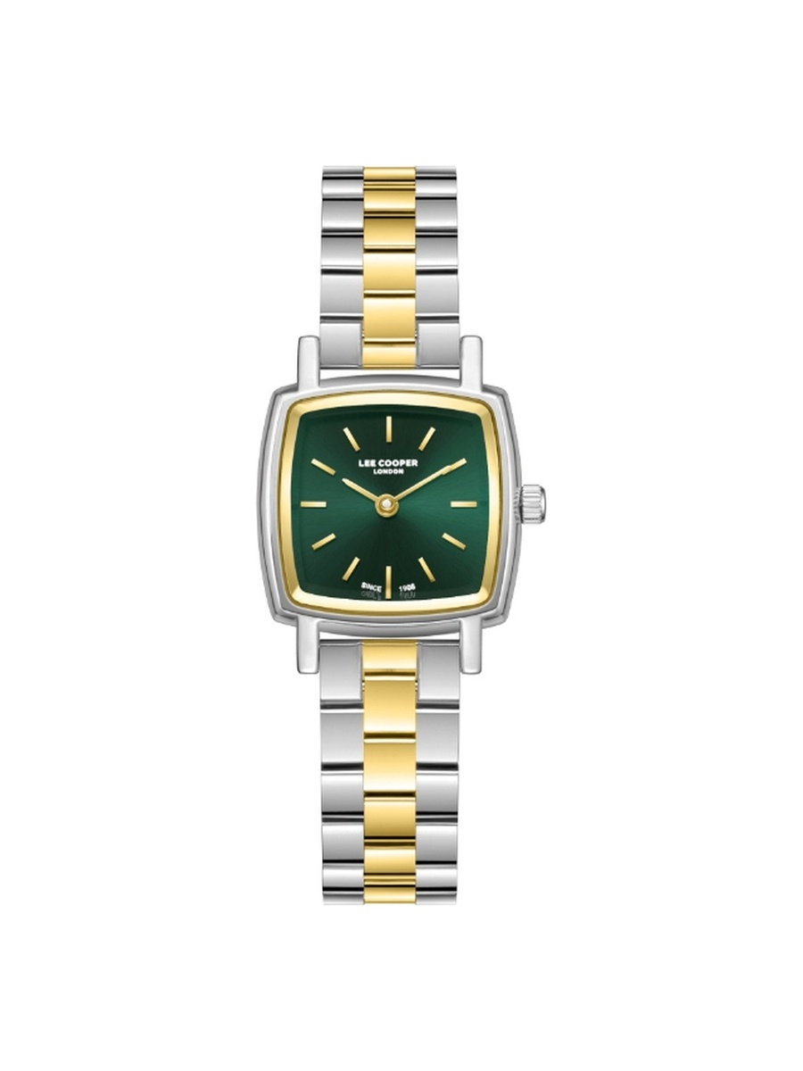 Women VX32E11 Movement Watch, Analog Display and Metal Strap - LC08283.270, Two Tone Gold