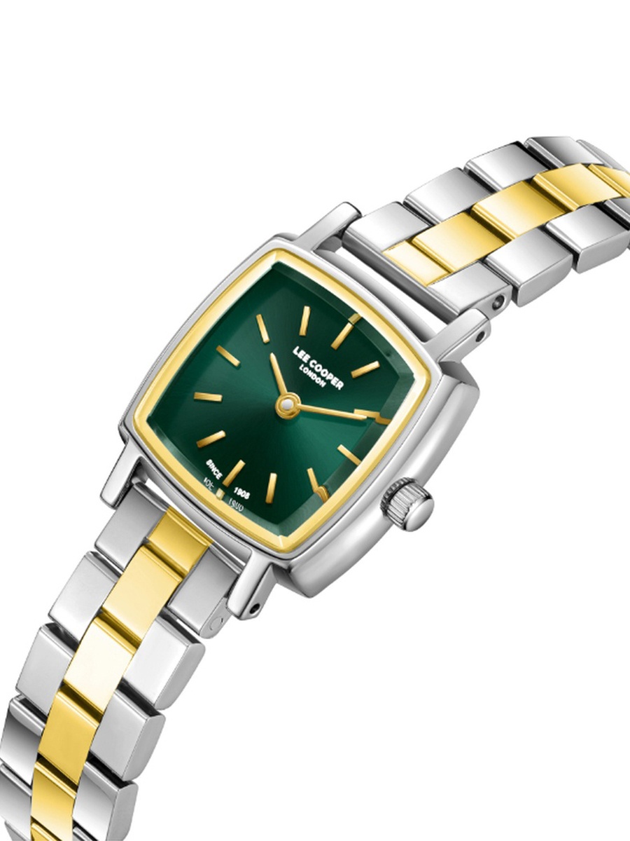 Women VX32E11 Movement Watch, Analog Display and Metal Strap - LC08283.270, Two Tone Gold