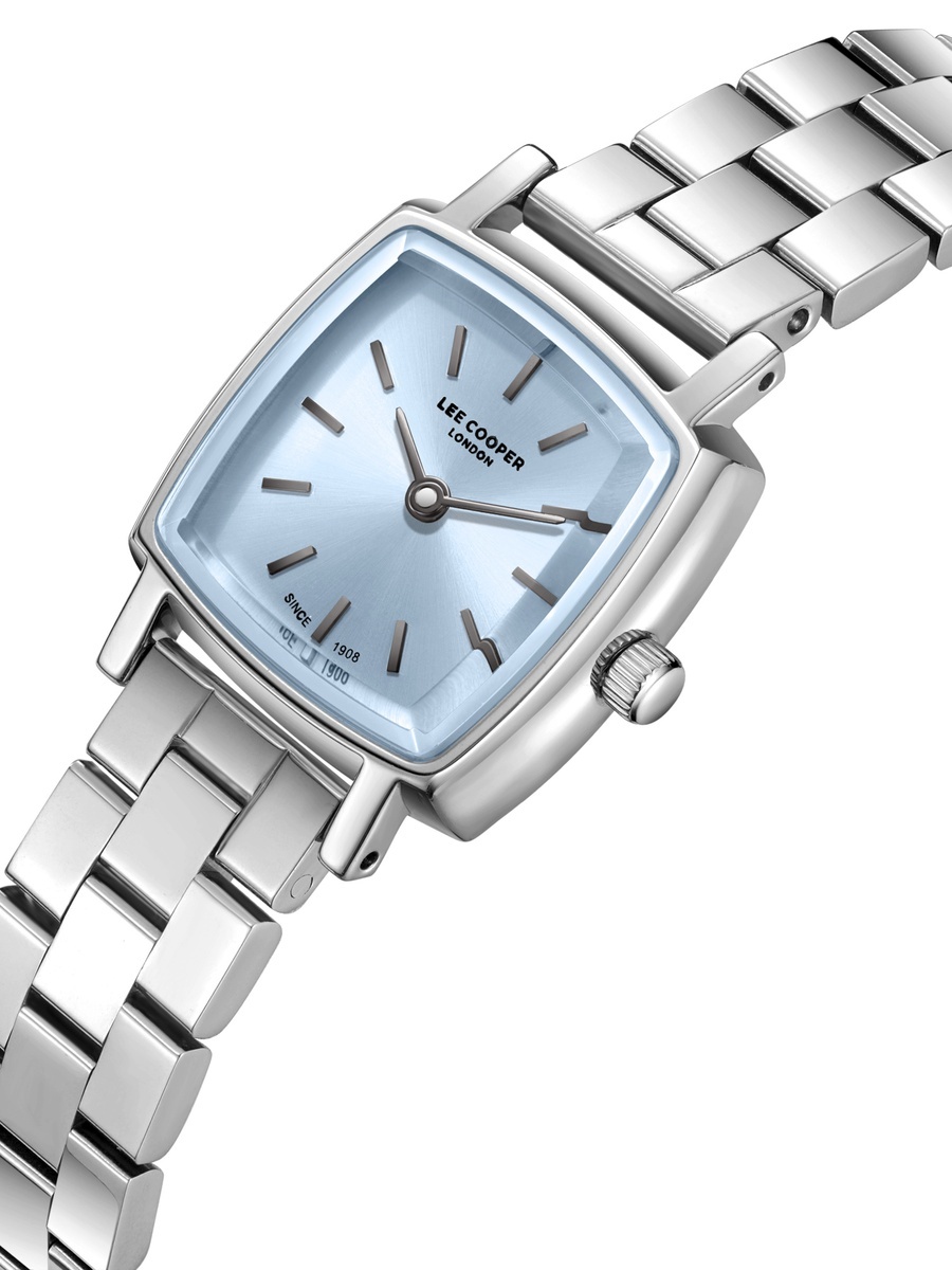 Women VX9NE1 Movement Watch, Analog Display and Metal Strap - LC08283.300, Silver