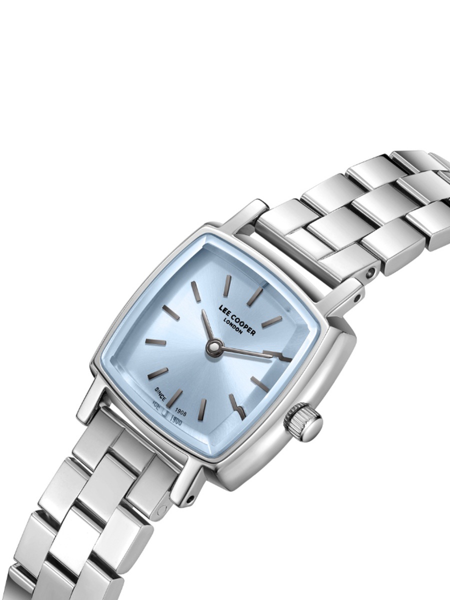 Women VX9NE1 Movement Watch, Analog Display and Metal Strap - LC08283.300, Silver